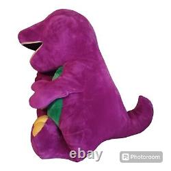 Vintage Barney Dinosaur 1993 Jumbo 4.5 Foot Stuffed Animal Toy Lyons Plush Heavy