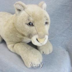 Vintage Cuddle Toys by Douglas Mountain Lion Cat Large Bed Plushy Made USA 28