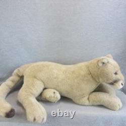 Vintage Cuddle Toys by Douglas Mountain Lion Cat Large Bed Plushy Made USA 28