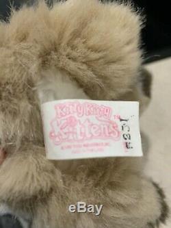 Vintage DSI Tyco Kitty Kitty Kittens Lot Plush Cat Stuffed Toy Purrs 8 Count
