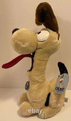 Vintage Dakin Garfield Odie Plush Dog Stuffed Animal United Feature 16 Rare Nos