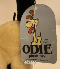 Vintage Dakin Garfield Odie Plush Dog Stuffed Animal United Feature 16 Rare Nos