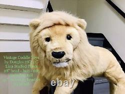 Vintage Douglas Cuddle Toys 28/41 Lion Plush Stuffed Animal