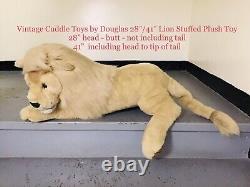 Vintage Douglas Cuddle Toys 28/41 Lion Plush Stuffed Animal