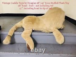 Vintage Douglas Cuddle Toys 28/41 Lion Plush Stuffed Animal