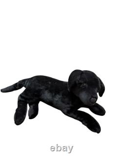 Vintage Douglas Toys Black Lab Jumbo Labrador Plush Stuffed Animal 30 RARE