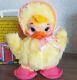 Vintage Easter Rushton Rubber Face Chick Duck Stuffed Plush (pink Yellow Bear)