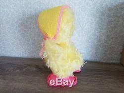 Vintage Easter Rushton Rubber Face Chick Duck Stuffed Plush (pink Yellow Bear)