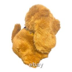 Vintage FAO Schwarz Fifth Avenue NY Brown Puppy Dog Stuffed Animal Plush Toy NWT