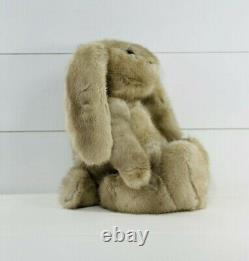 Vintage Furry Fellow Real Fur Bunny Rabbit Easter By Leah Andritz Plush Stuffed