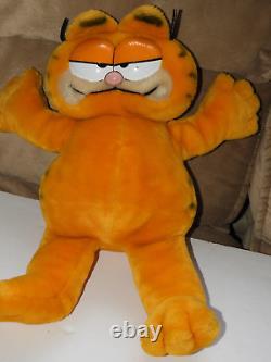 Vintage GARFIELD Cat 18 Stuffed Animal Plush 1981 Dakin