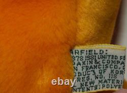 Vintage GARFIELD Cat 18 Stuffed Animal Plush 1981 Dakin