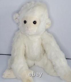 Vintage Gund Monk-kees Monkey Plush Stuffed Animal 1980 White 12 Rare SEE