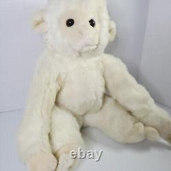 Vintage Gund Monk-kees Monkey Plush Stuffed Animal 1980 White 12 Rare SEE