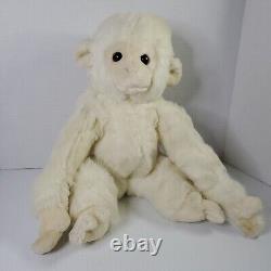 Vintage Gund Monk-kees Monkey Plush Stuffed Animal 1980 White 12 Rare SEE