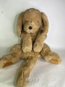 Vintage Gund Muttsy Dog Puppy Tan Large Huge 33in Plush Stuffed Animal Toy