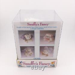 Vintage Gund Snuffy's Fancy White Ballerina Bear Plush Stuffed Animal 1992