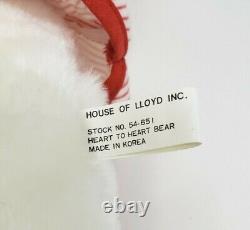 Vintage House Of Lloyd Heart To Heart Baby Teddy Bear Stuffed Animal Plush Toy