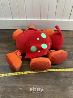 Vintage Jolly Toys Plush Lady Bug Rare Large Red Stuffed Animal