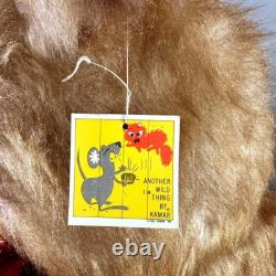 Vintage KAMAR Teddy Bear LARGE Plush Stuffed Animal 21 1970 Japan