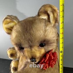 Vintage KAMAR Teddy Bear LARGE Plush Stuffed Animal 21 1970 Japan