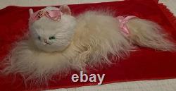Vintage La Mar Toy Co. Persian Cat Kitten Plush Toy Fur 24 Stuffed Animal RARE