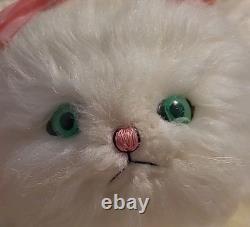 Vintage La Mar Toy Co. Persian Cat Kitten Plush Toy Fur 24 Stuffed Animal RARE