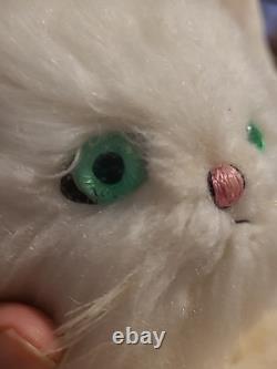 Vintage La Mar Toy Co. Persian Cat Kitten Plush Toy Fur 24 Stuffed Animal RARE