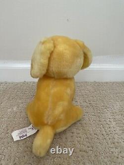 Vintage Lisa Frank 24K Casey Puppy Dog Stuffed Animal Plush 1995