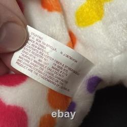 Vintage Lisa Frank Dotty Paws Plush Dog Stuffed Animal 24 Dalmatian Rainbow