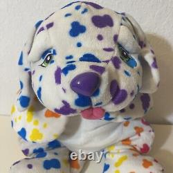 Vintage Lisa Frank Dotty Paws Plush Stuffed Animal 24