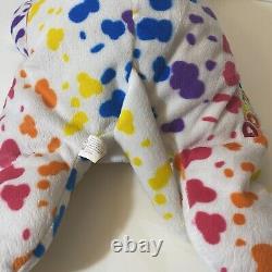 Vintage Lisa Frank Dotty Paws Plush Stuffed Animal 24