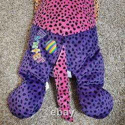 Vintage Lisa Frank Hunter Plush Cheetah Leopard Large 30 Rainbow 1998