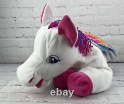 Vintage Lisa Frank Skye Rainbow Pegasus Plush Stuffed Animal Horse RARE 22