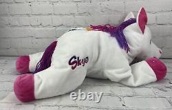 Vintage Lisa Frank Skye Rainbow Pegasus Plush Stuffed Animal Horse RARE 22