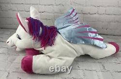 Vintage Lisa Frank Skye Rainbow Pegasus Plush Stuffed Animal Horse RARE 22