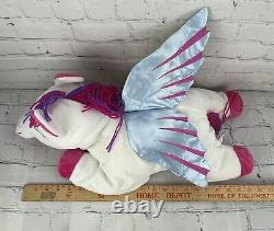 Vintage Lisa Frank Skye Rainbow Pegasus Plush Stuffed Animal Horse RARE 22