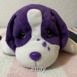 Vintage Lisa Frank Violet Dog Beanie Baby Jumbo Stuffed Animal Plush Toy 18