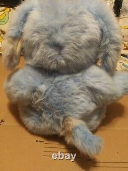 Vintage Mattel my child pet bunny rabbit blue plush rare htf 80s collectible