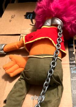 Vintage Muppets Animal Jim Henson Pirate Large 32 RARE withChains Stuffed Plush