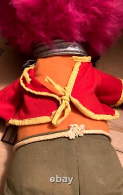 Vintage Muppets Animal Jim Henson Pirate Large 32 RARE withChains Stuffed Plush