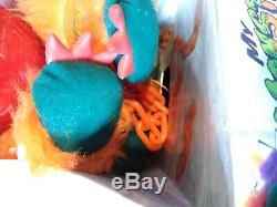 Vintage My Pet Monster Plush Pet Gwonk Puppet Amtoy 1986 withhandcuffs(pls read)