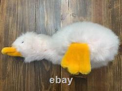 Vintage Pink Platypus Plush Stuffed Animal 20 Chosun Korea Duck Billed Rare