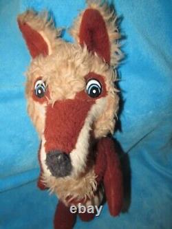 Vintage Plush Big Bad Wolf Man 21 Stuffed Animal Wolfman Rare Toy Teddy Bear