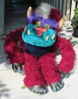 Vintage Plush Big Bad Wolf Man 21 Stuffed Animal Wolfman Rare Toy Teddy Bear