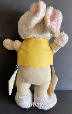 Vintage Plush Cowboy Stuffed Animal Rabbit Bunny Chaps Holster Old West