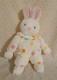 Vintage Prestige Pastel Polka Dot White Bunny Stuffed Animal Plush Toy 10