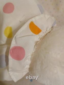 Vintage Prestige Pastel Polka Dot White Bunny Stuffed Animal Plush Toy 10