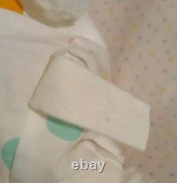 Vintage Prestige Pastel Polka Dot White Bunny Stuffed Animal Plush Toy 10