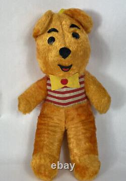 Vintage Ramona Toy Corp. Winnie-the-Pooh Bear Yellow Plush Stuffed Animal